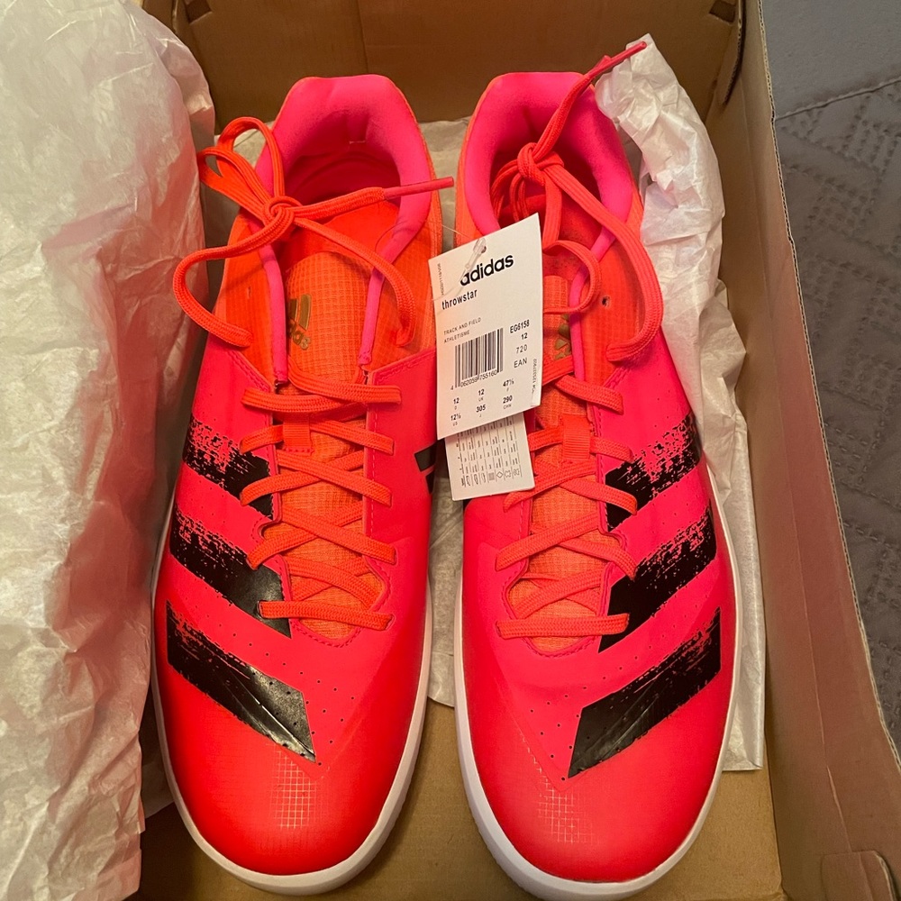 BRAND NEW IN BOX:  Adidas Throwstar Track & Field Shoe 12.5